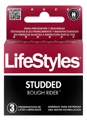 Preservativos Lifestyle Studded Rough Rider