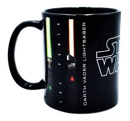  Taza Star Wars, ¿Sientes la fuerza?, 12 onza, Multicolor