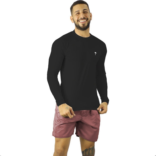 Blusa Camisa Com Proteção Uv Solar Térmica Masculina Unissex