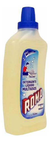 Detergente Biodegradable Líquido Ropa Roma Multiusos 1 Litro