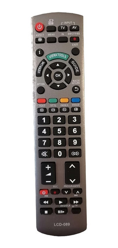 Control Remoto Tv Panasonic Viera Gris + Forro + Pilas