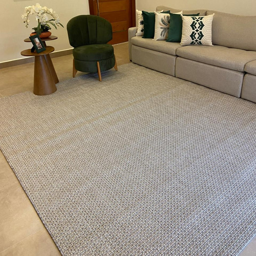 Tapete Sala 200x250 Sisal Sintético Externo Egípcio Guizé 13