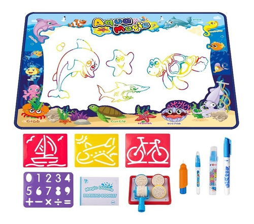 Pizarron Magico Para Niños 100x80cm Aqua Doodle Mat Grande