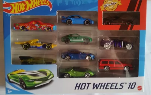 kit 10 Carrinho Hot Wheels Sortidos