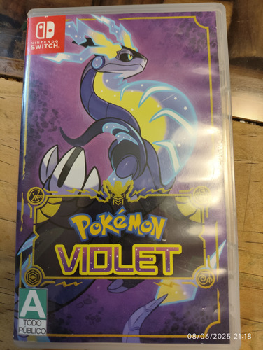 Juego Físico Pokémon Violet Para Nintendo Swicht Original (Usado)