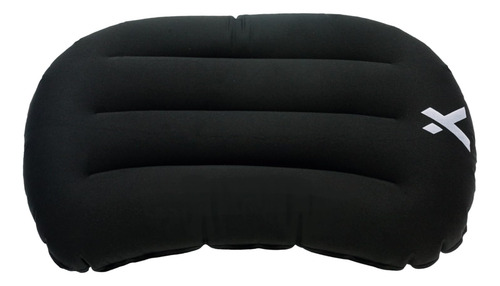 Almohada Inflable Para Acampar Y Mochilero Negra Negro