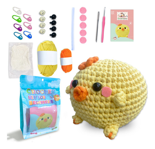 Kit De Ganchillo Para Pollitos Principiantes Kit De Ganchill