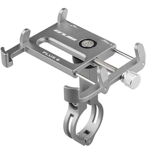 Soporte Porta Celular Para Bicicleta De Aluminio - Gris