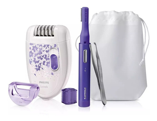 Depiladora Philips Satinelle Hp6543 Con Accesorios