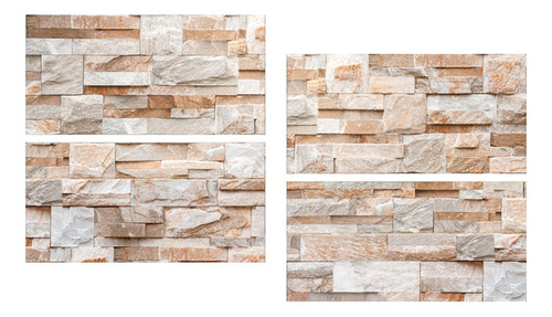 4 Pegatinas De Pared Ladrillo De Imitación Impermeables E