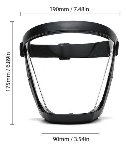 Funda Protectora Individual Transparente De Cara Completa