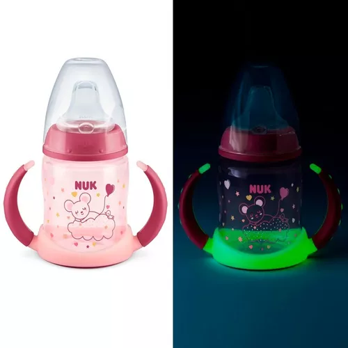 Vaso De Aprendizaje Luminoso Nuk 150 Ml Tetina Antiderrame