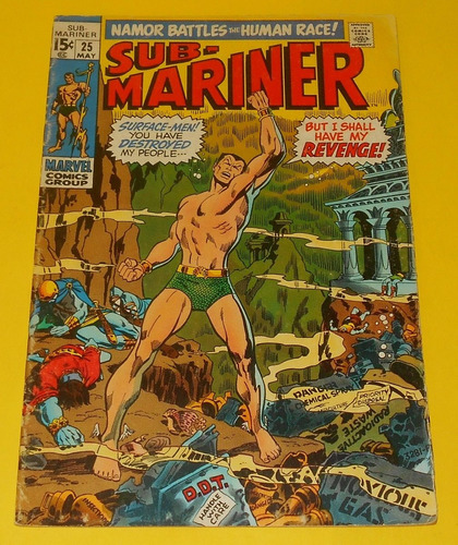 Ccc21 Marvel Comic Prince Namor Sub-mariner #25