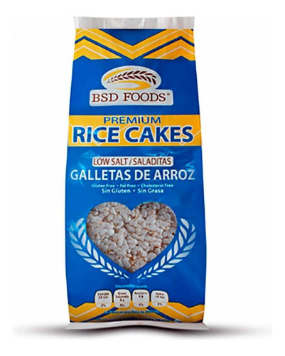 Rice Cakes Bsd Foods Saladitas 72g