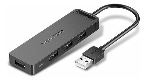 Hub Usb 2.0, Vention Hub Usb 4-port Splitter Con Puerto De C