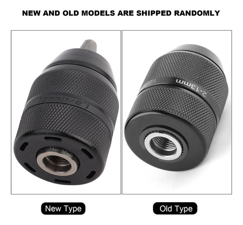 Mandril De Metal De 13 Mm Com Fechadura Automática De 1/2 Mo