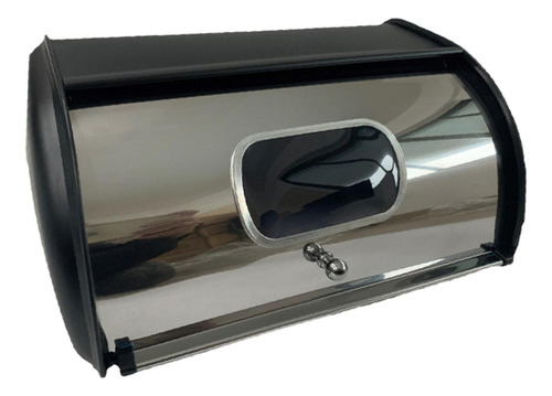Caja De Pan Con Tapa Enrollable, Rústica, Multiusos Para