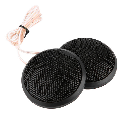 Altavoz Para Automóvil Negro De 80 W, Redondo, Autoadhesivo