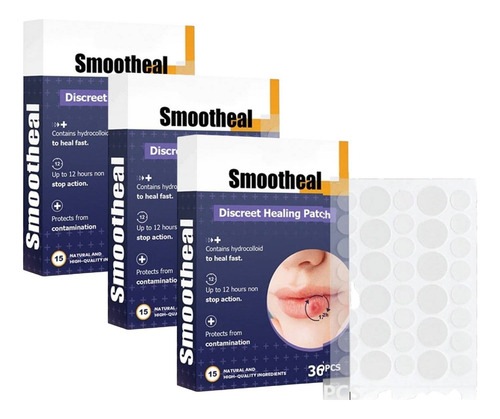 3×parches Suavizantes Para Herpes Labial Parche Curativo