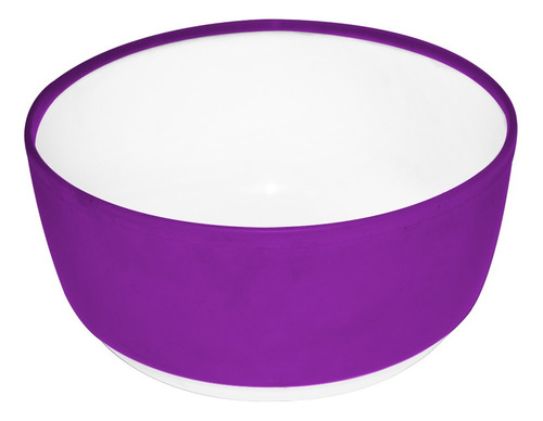 Imagen 4 de 8 de Set De 10 Tazones Cerealeros Bicolor Blancos