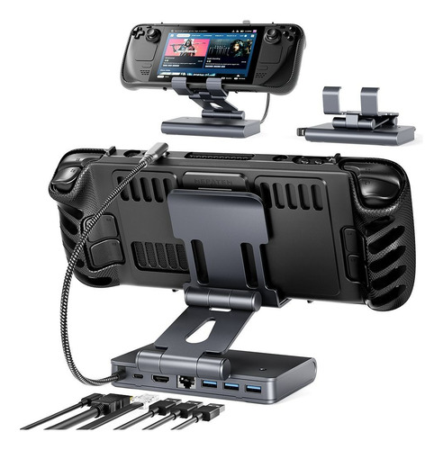 Estación De Acoplamiento Para Steam Deck Oled/rog Ally X/leg