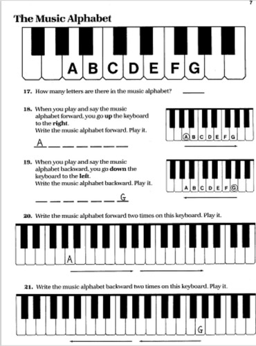 Piano Básico Bastien Partituras Theory Primer Nivel