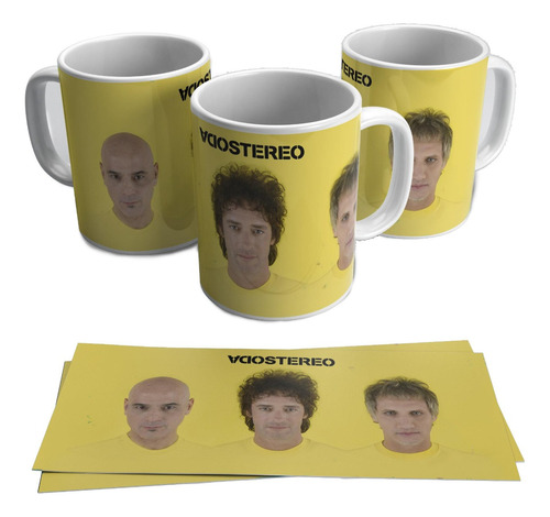 Taza Blanca 11 Oz / Soda Stereo , M02 (1 Pz)