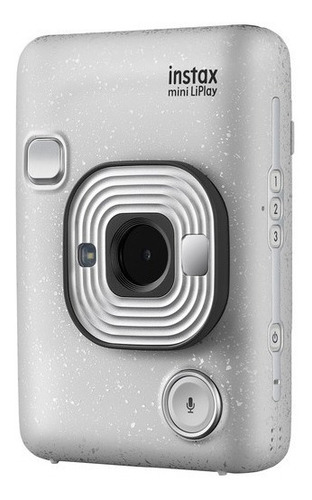 Imagen 2 de 10 de Cámara Fujifilm Instax Mini Liplay Híbrida Stone White