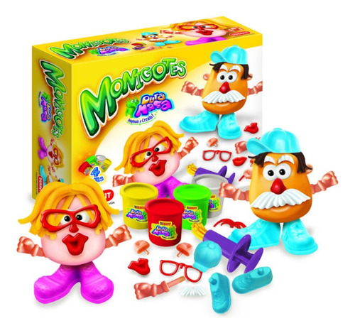Combo Juegos De Masa Panzotas Kids + Monigote
