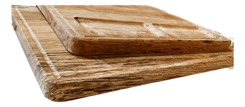 Tabla Para Picar Encino Rectangular 40x25 Cm 1.8 Mm