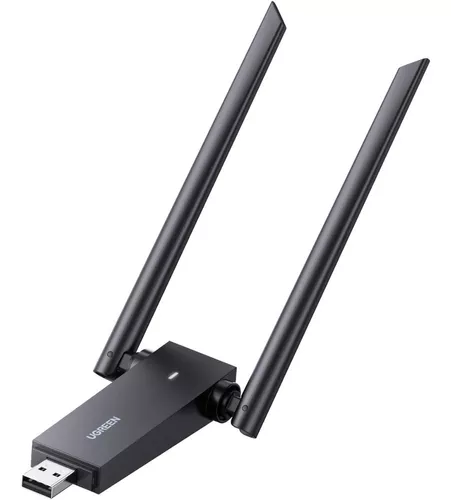 Adaptador WiFi para PC de escritorio, adaptador WiFi, antena WiFi 5G,  antenas dobles 5Dbi de 1300 Mbps, compatible con red 2.4G y 5G