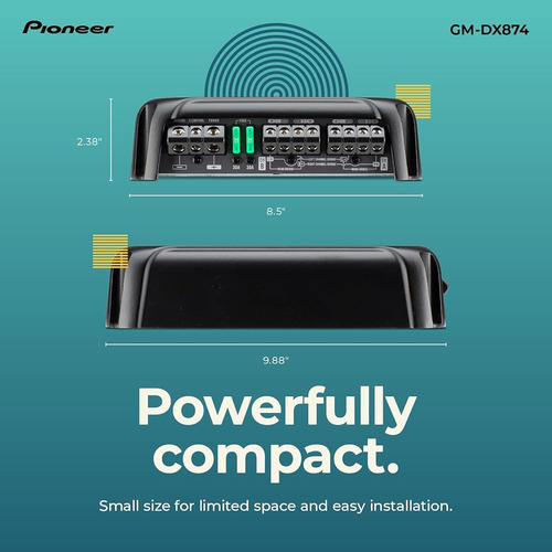 Pioneer Gm-dx874 Amplificador De 1.200 Vatios Clase D, Ampli