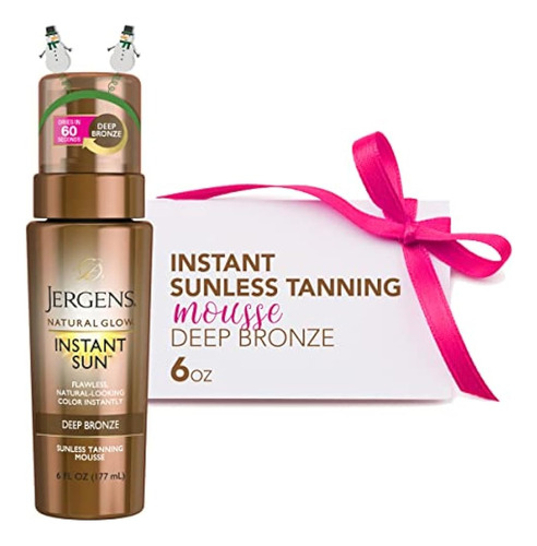 Jergens Natural Glow Instant Sun Body Mousse, Autobronceador