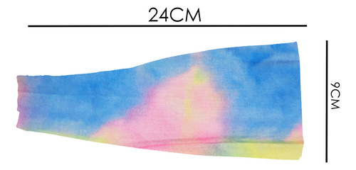 Cintillo Multiuso Elasticado Tiedye Moda