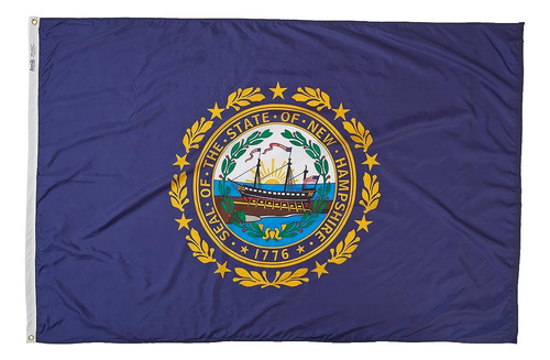 Annin Flagmakers New Hampshire State Flag Usa-made To Offici