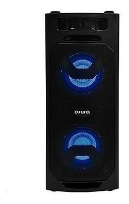 Corneta Aiwa Led  Portátil Awpok5 Negra Somos Tienda Física