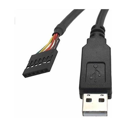 Cable Convertidor De 3.3 V Usb A Serial Ftdi Ttl-232r-3v3, D