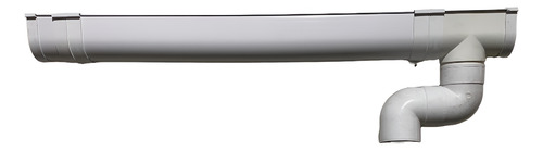 Canaleta Pvc Blanca Desague Pluvial 12 Metros