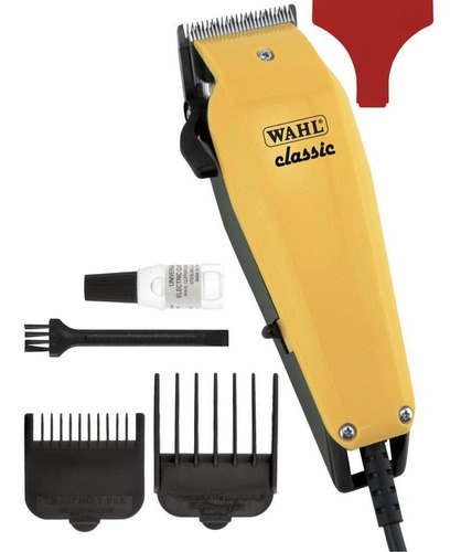 Maquina De Corte Wahl Profissional Classic Amarela