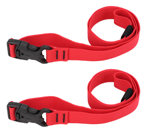Correa De Camping De 1,5 M, 2 Hebillas Ajustables, Cierre La