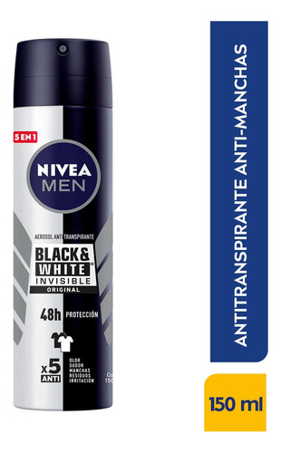 Desodorante Nivea Spray Invisible X 150ml