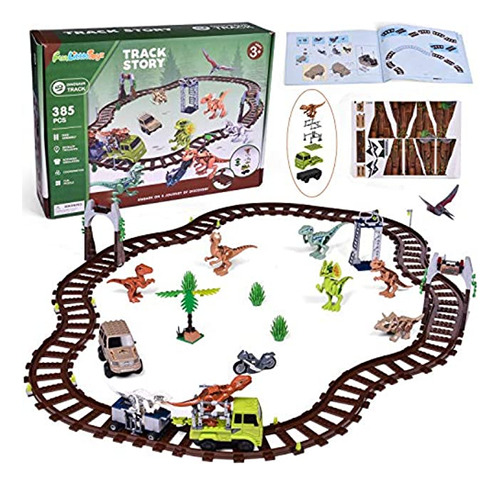 Fun Little Toys Juego De Construcción De Tren Con Bloques D