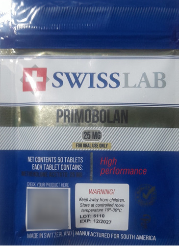 Primobolan 50 Comprimidos De 25mg Cada Uno Swisslab