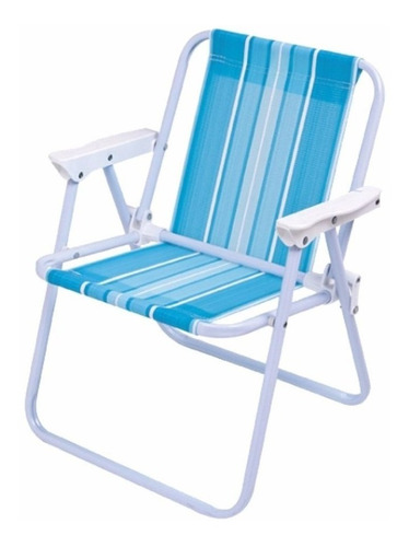 Silla Acero Playa Infantil Plegable 30 Kg. Mor Ferreplus 