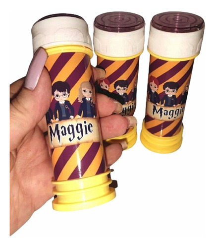 X10 Burbujeros Personalizados Ideal Sorpresitas Harry Potter