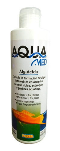 Alguicida Pecera Acuario Aquamed Estanque 250cc Anti Algas