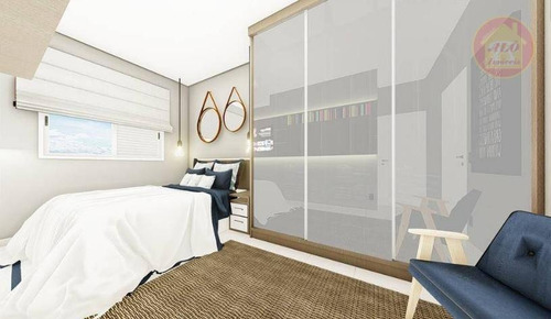 Apartamento À Venda, 46 M² Por R$ 227.000,00 - Caiçara - Praia Grande/sp - Ap5119