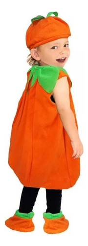 Disfraz De Calabaza De Halloween For Niños