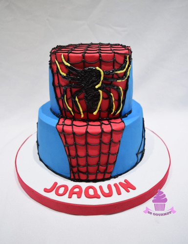 Torta De Spiderman - Ideal Para Cumpleaños - Eventos !