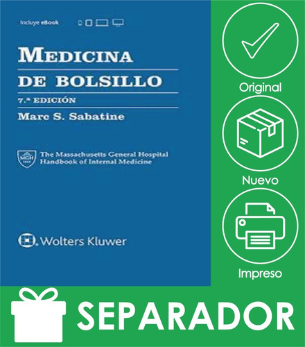 Sabatine. Medicina De Bolsillo Original